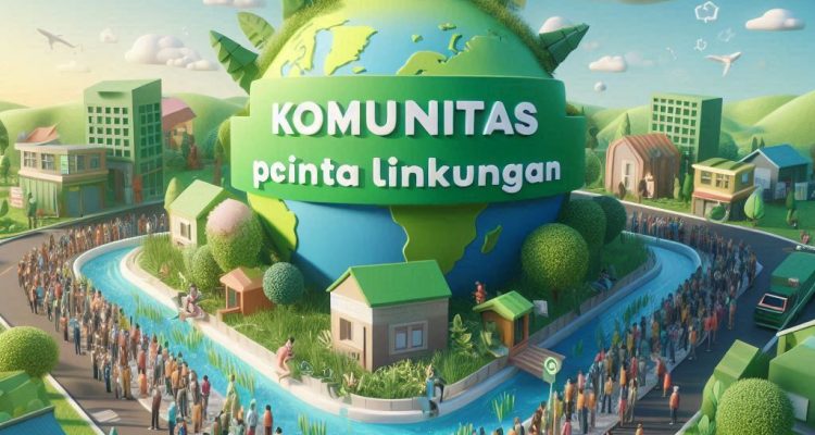 mengikuti komunitas pecinta lingkungan